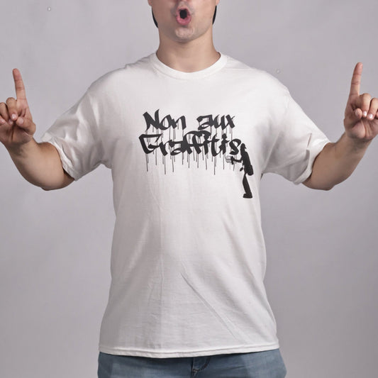 T-shirt premium - Non aux graffitis