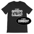 T-shirt premium - Message secret C'EST COMBIEN ?