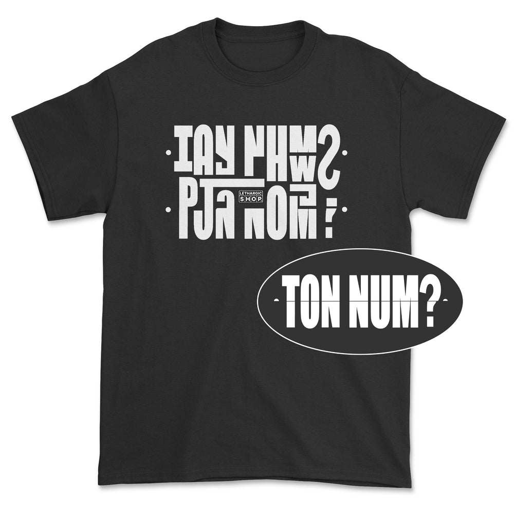 T-shirt basic - Message secret TON NUM ?