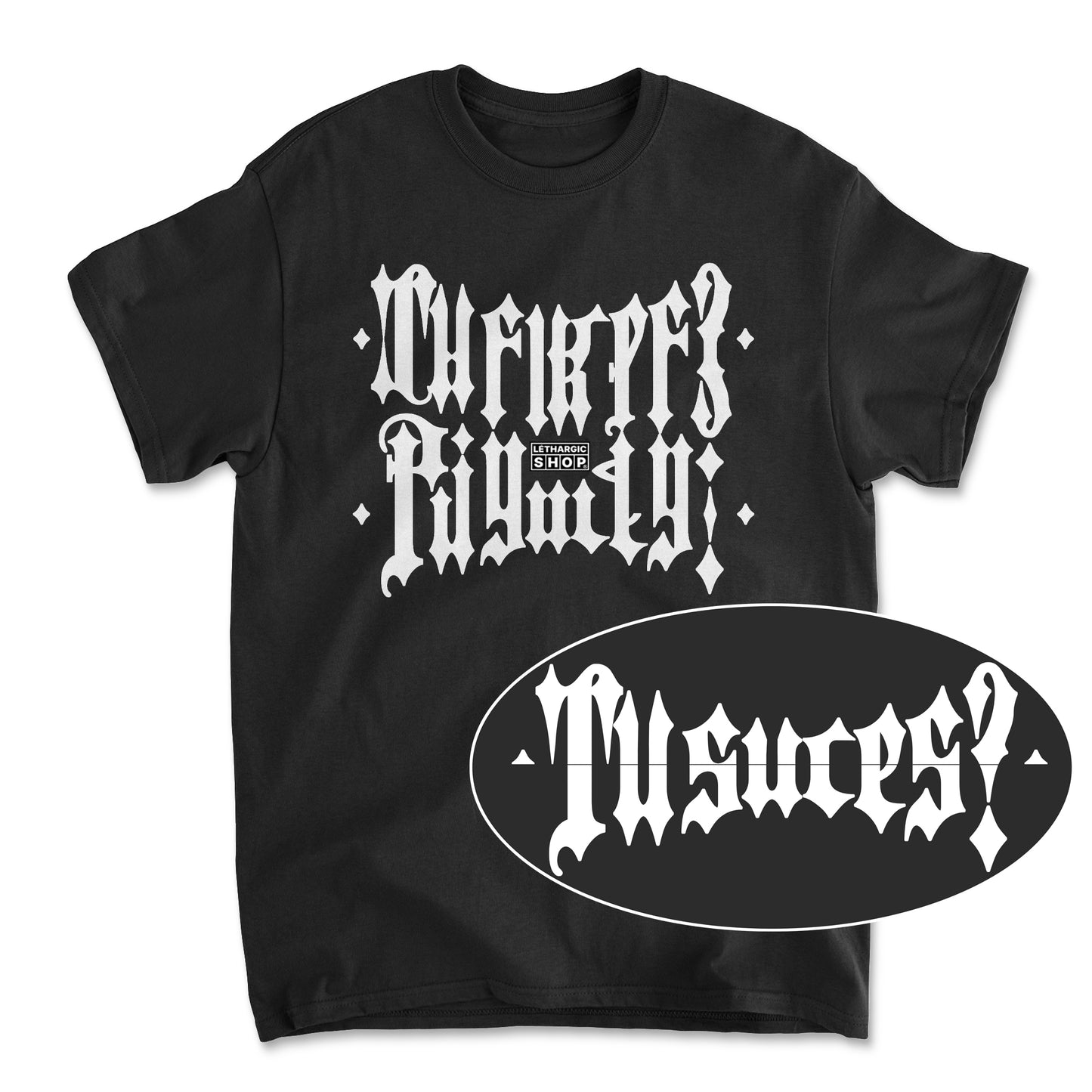 T-shirt basic - Message secret stylisé TU SUCES ?