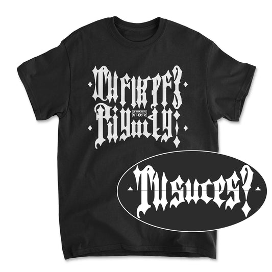 T-shirt basic - Message secret stylisé TU SUCES ?