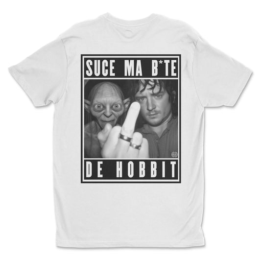 T-shirt premium - Suce ma b*te de hobbit (impression arrière)