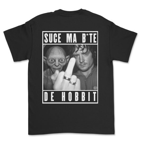 T-shirt premium - Suce ma b*te de hobbit (impression arrière)