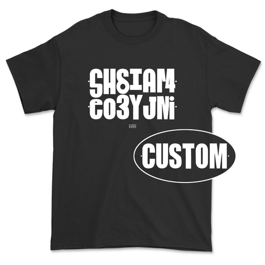 T-shirt message secret personnalisé