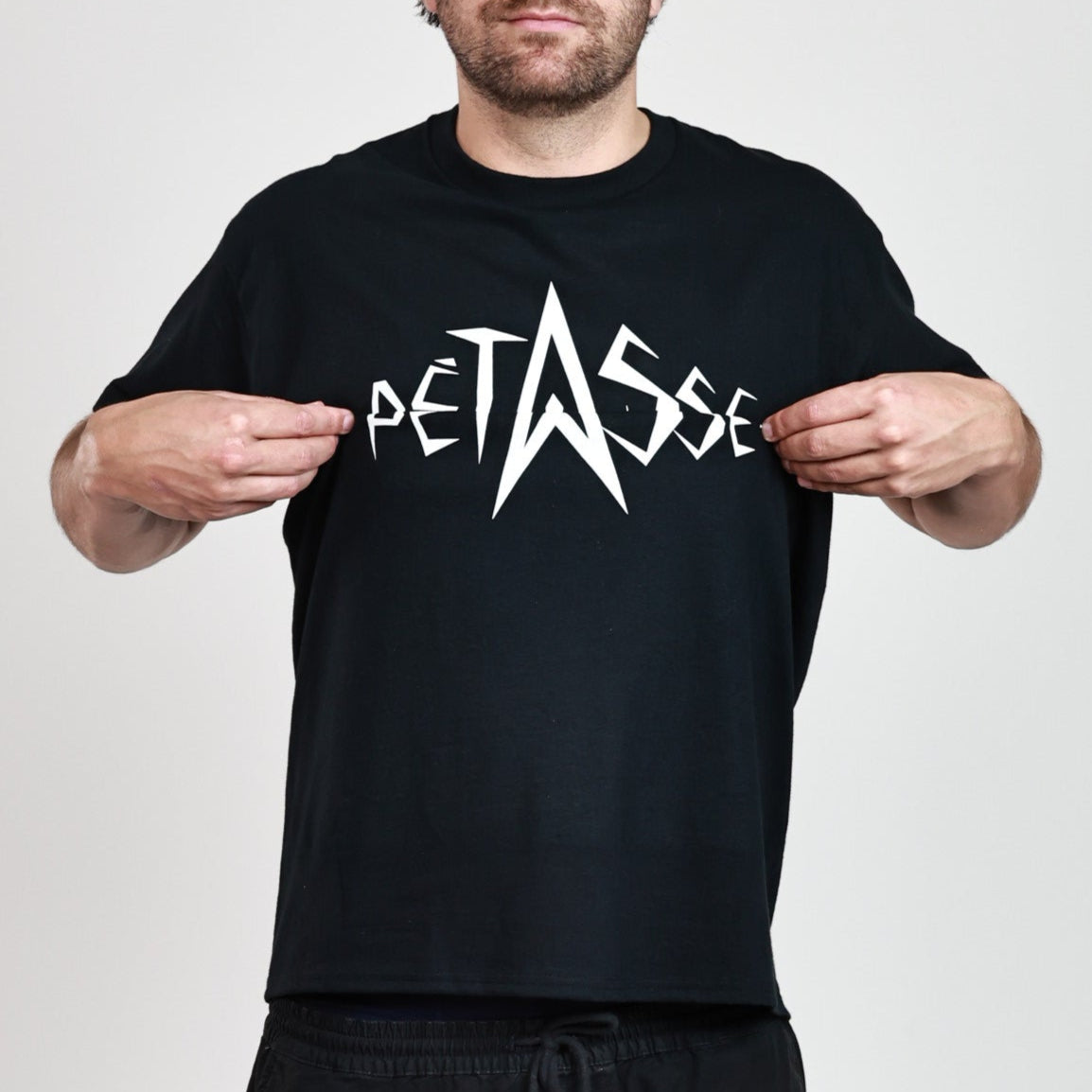 T-shirt premium - Message secret stylisé PÉTASSE