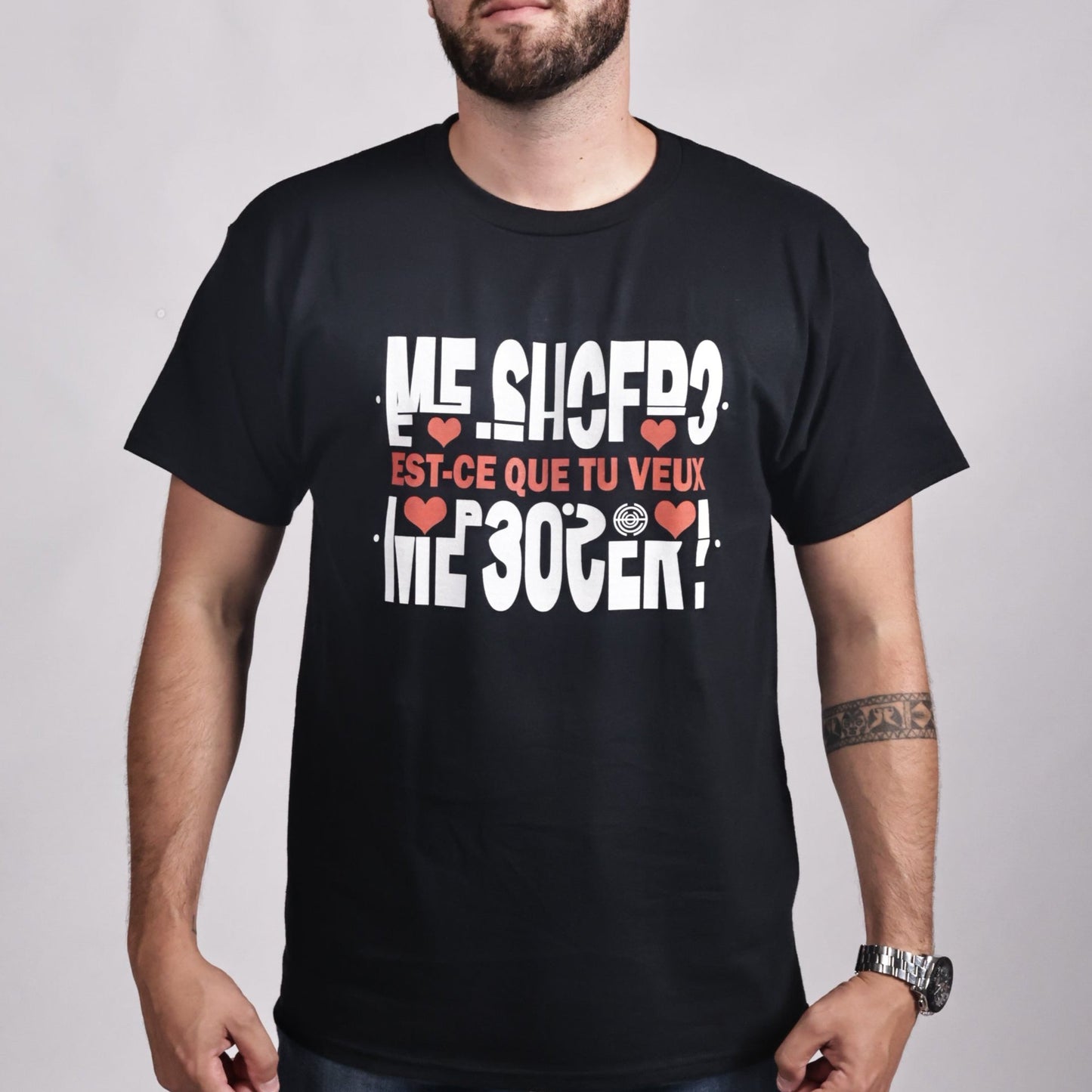 T-shirt premium - Message secret ME SUCER ?