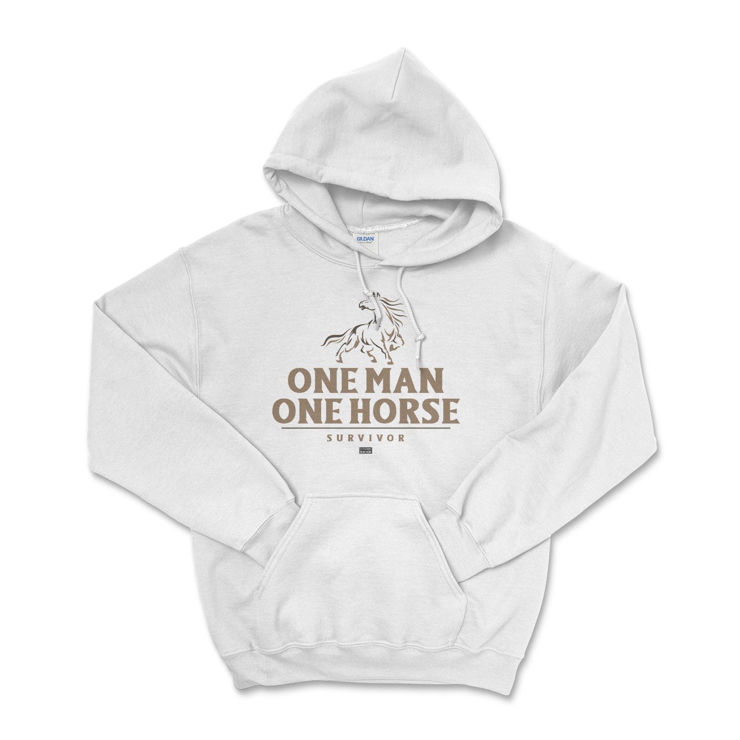 Hoodie - One man one horse survivor