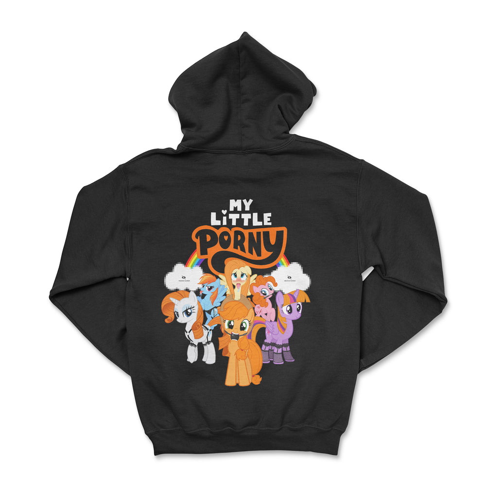 Hoodie - My little porny (impression arrière)