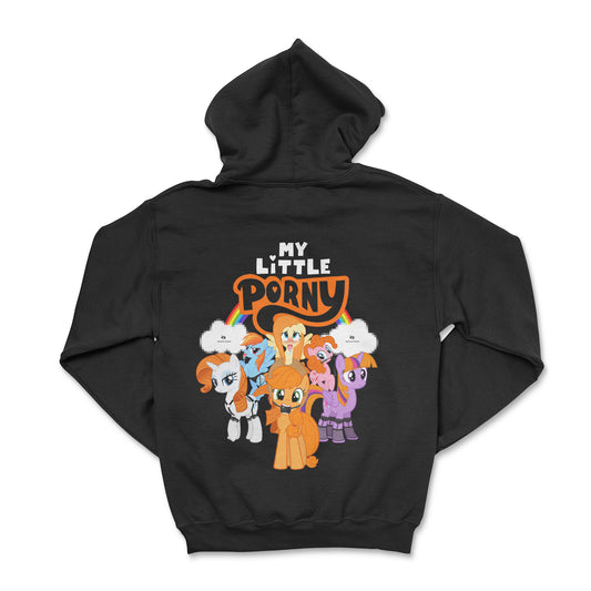 Hoodie - My little porny (impression arrière)