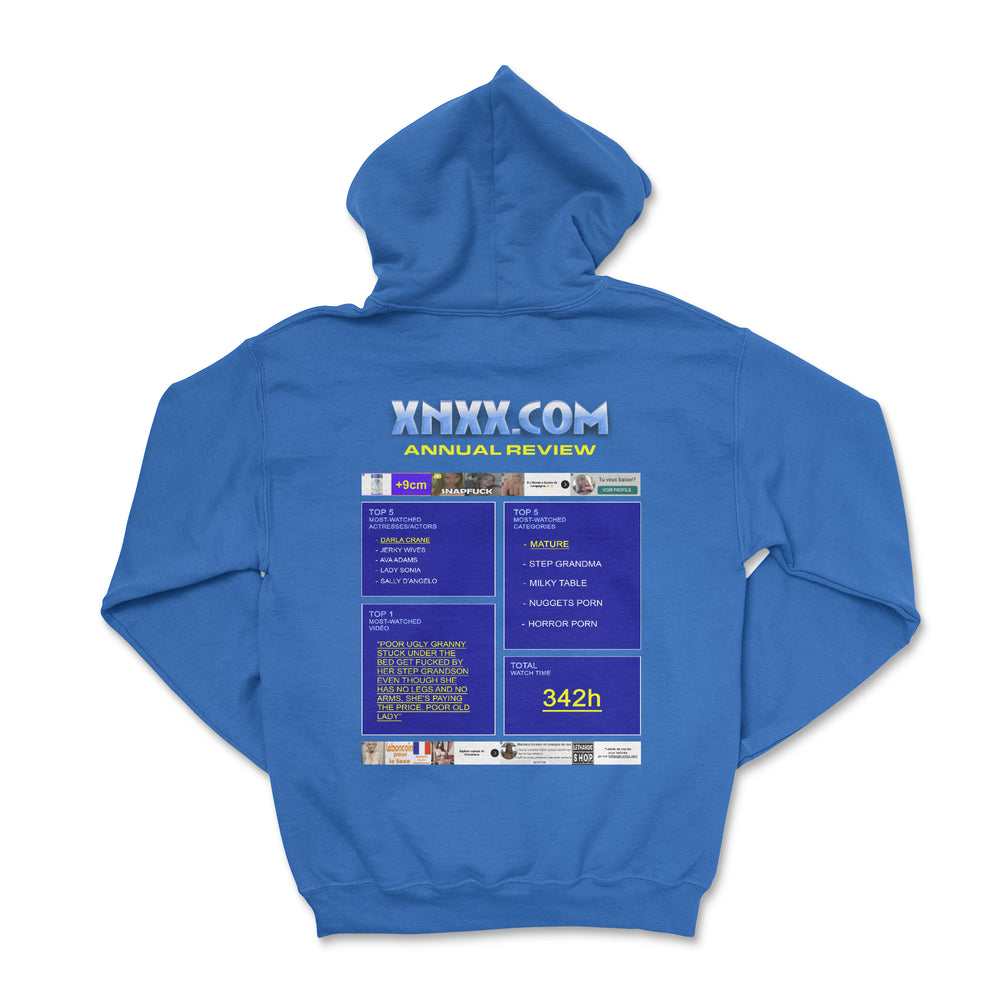 Hoodie - xnxx annual review (impression arrière)