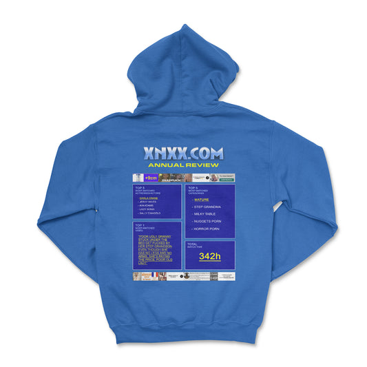 Hoodie - xnxx annual review (impression arrière)