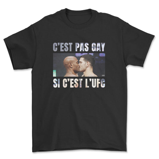 T-shirt - C'est pas gay si c'est l'UFC