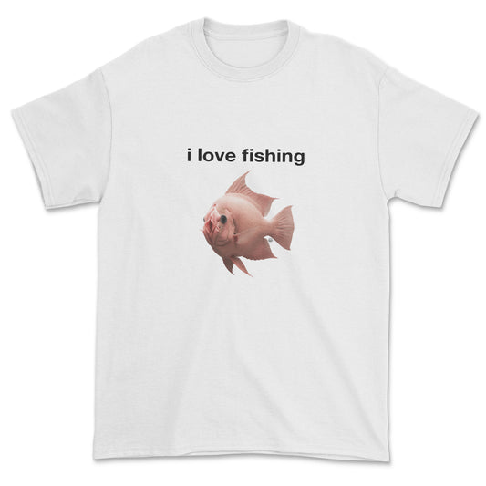 T-shirt - i love fishing