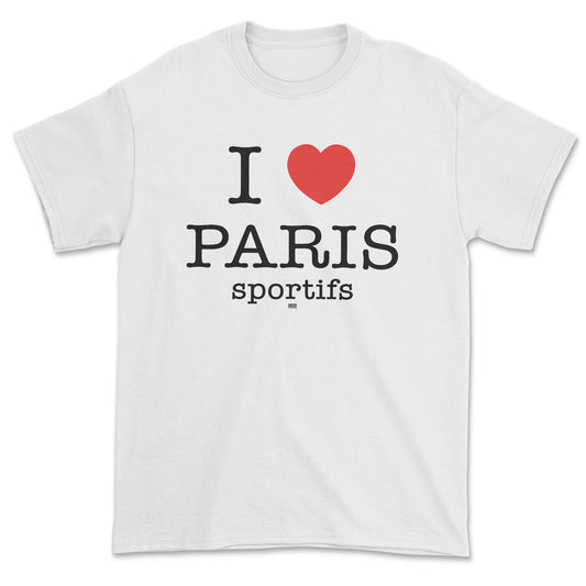 T-shirt - I love paris sportifs