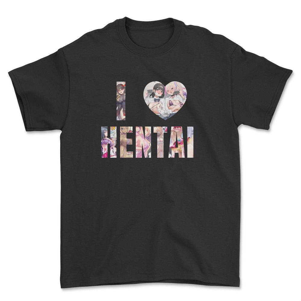 T-shirt - I love hentai
