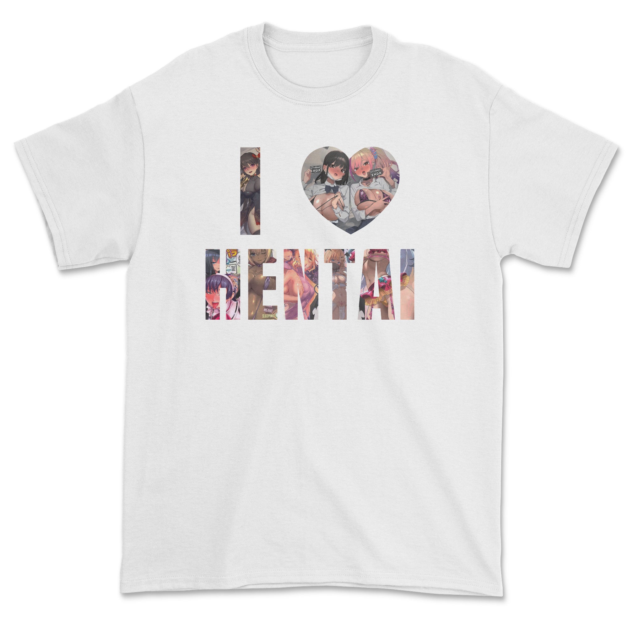T-shirt - I love hentai