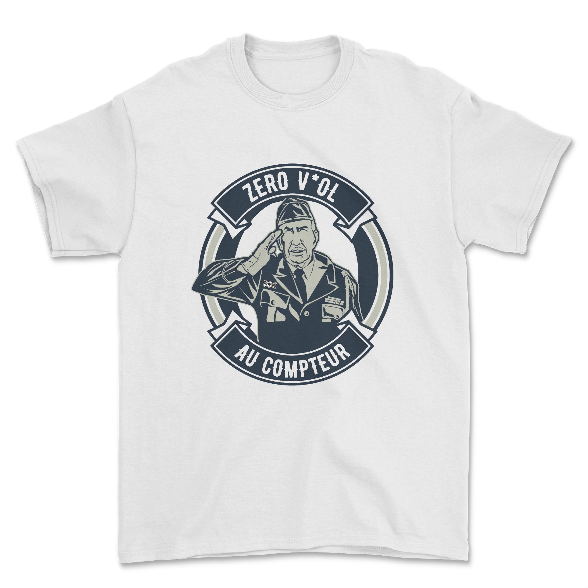 T-shirt - Zéro v*ol au compteur