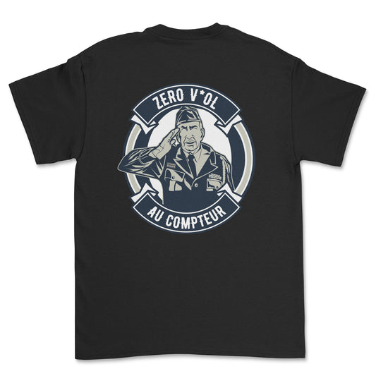 T-shirt premium - Zéro v*ol au compteur