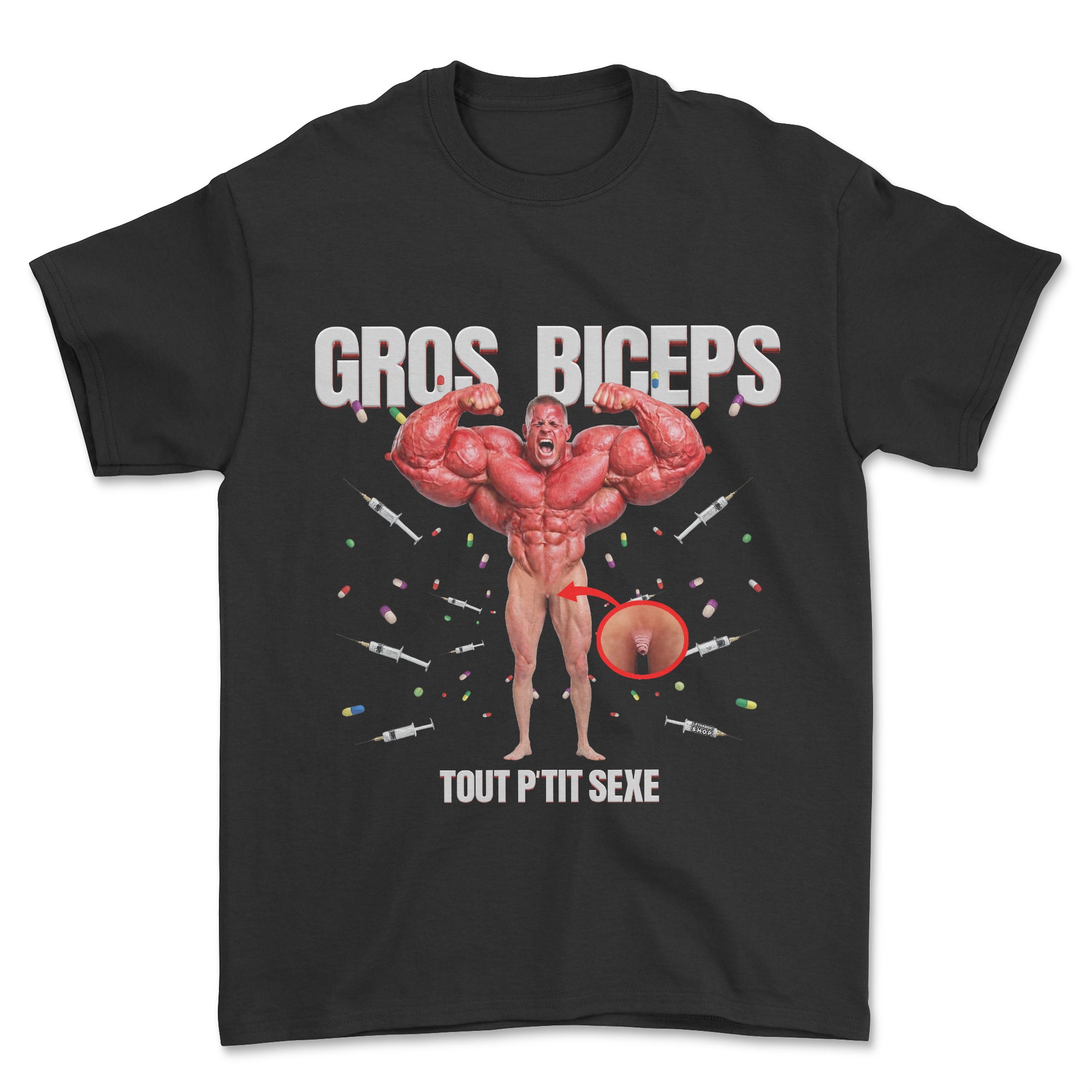 T-shirt - GROS BICEPS tout p'tit sexe