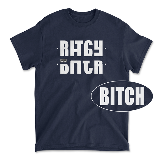 T-shirt premium - Secret message BITCH