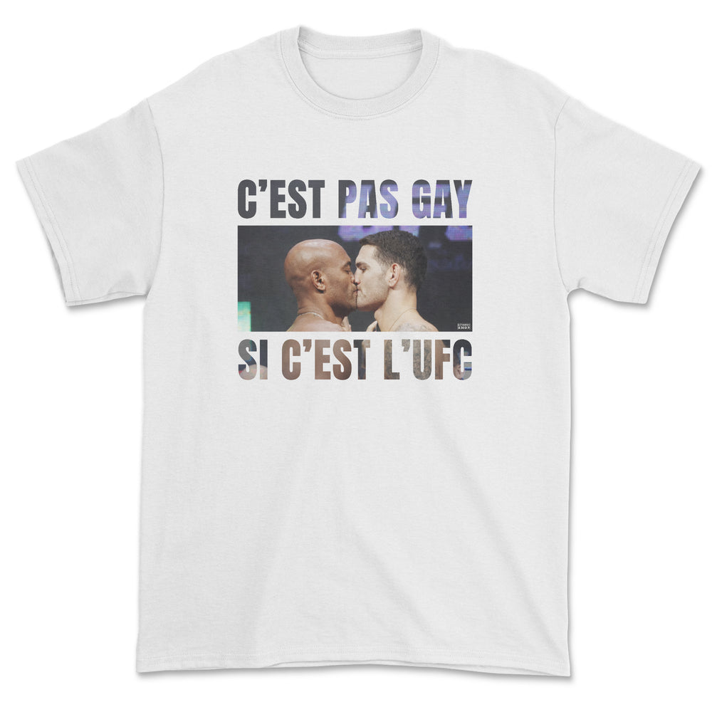 T-shirt - C'est pas gay si c'est l'UFC
