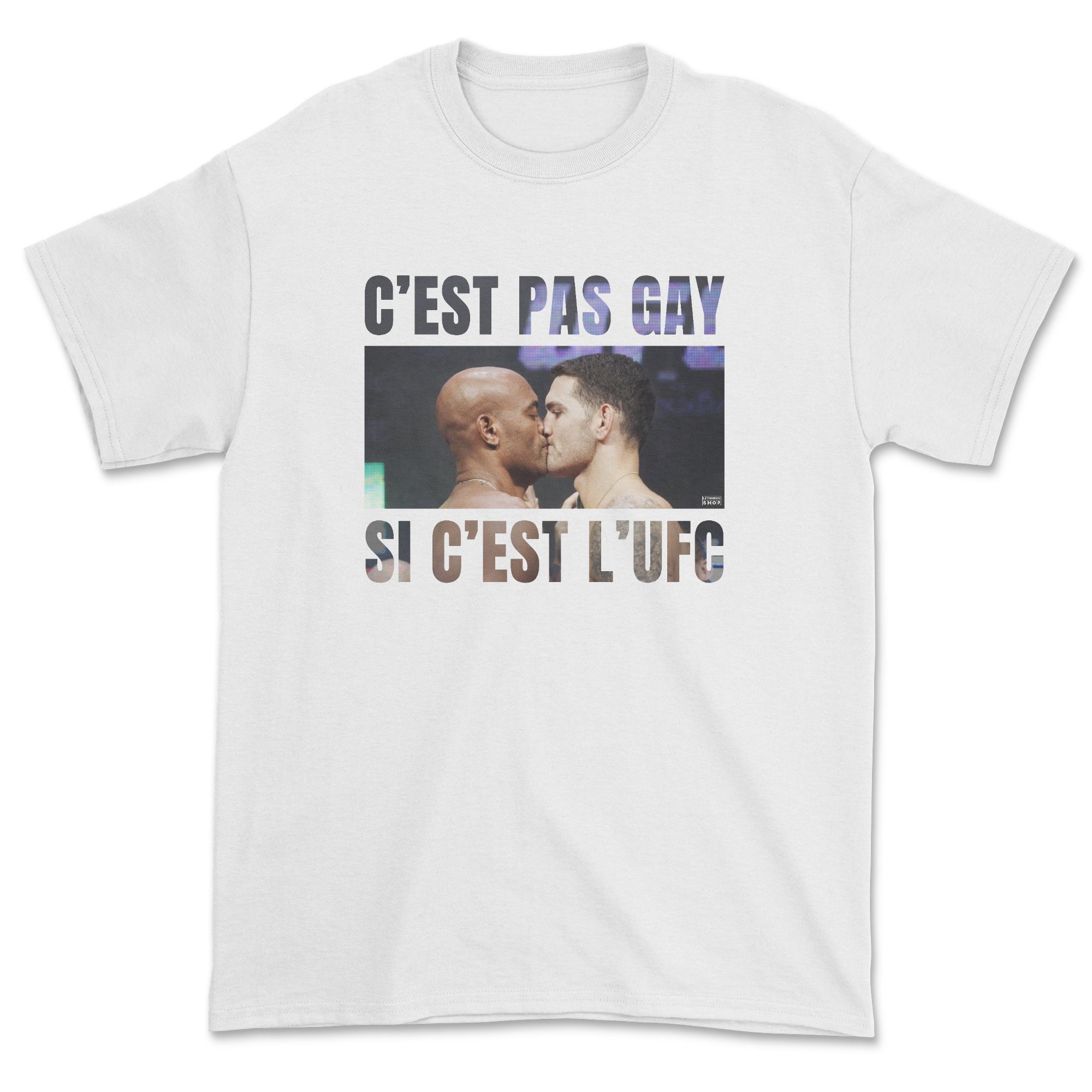 T-shirt - C'est pas gay si c'est l'UFC