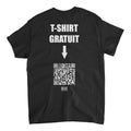 T-shirt gratuit (impression arrière)
