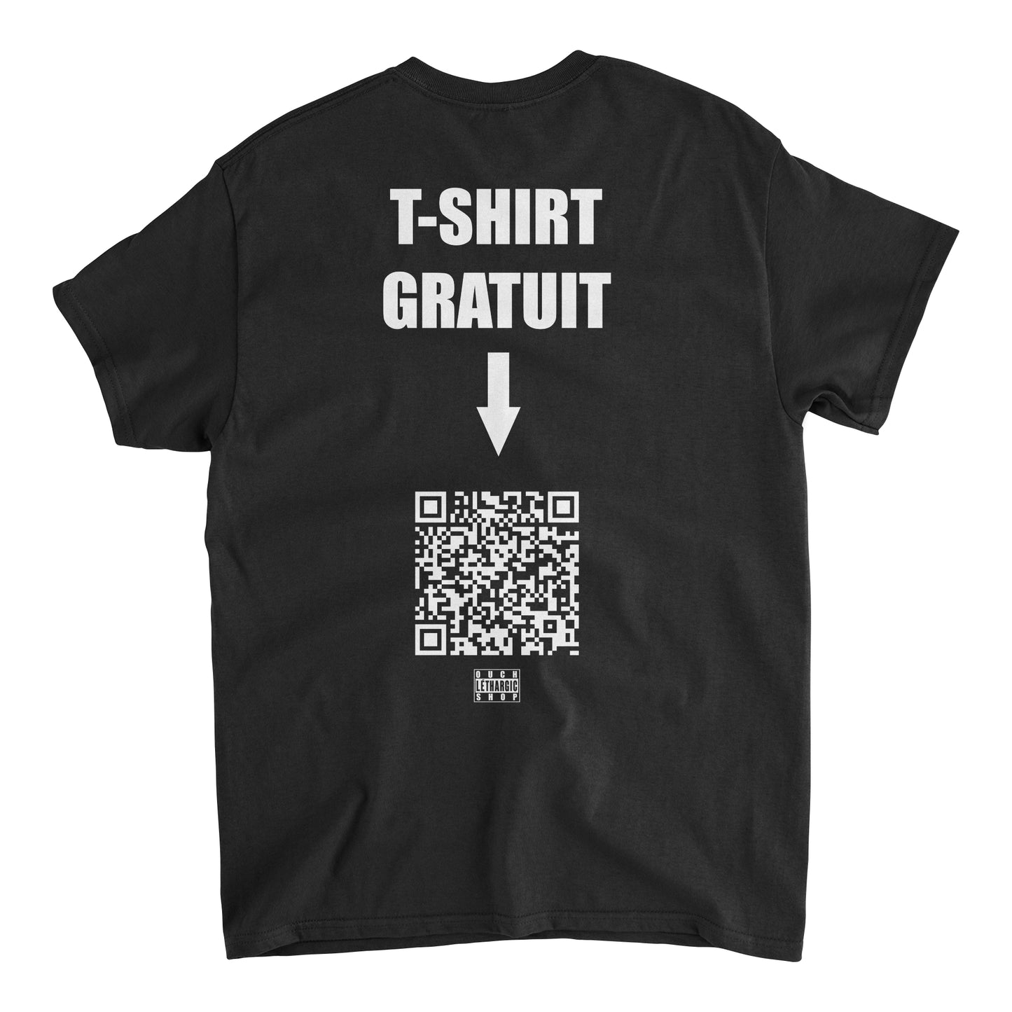 T-shirt gratuit (impression arrière)