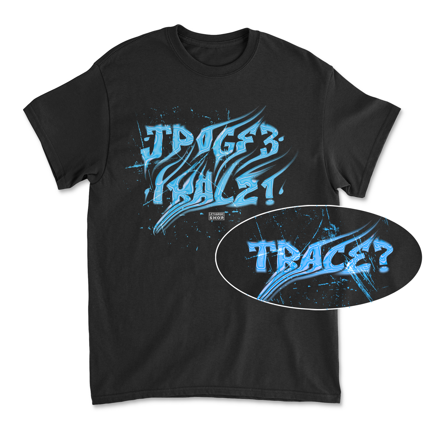 Premium T-shirt - Textured secret message TRACE?