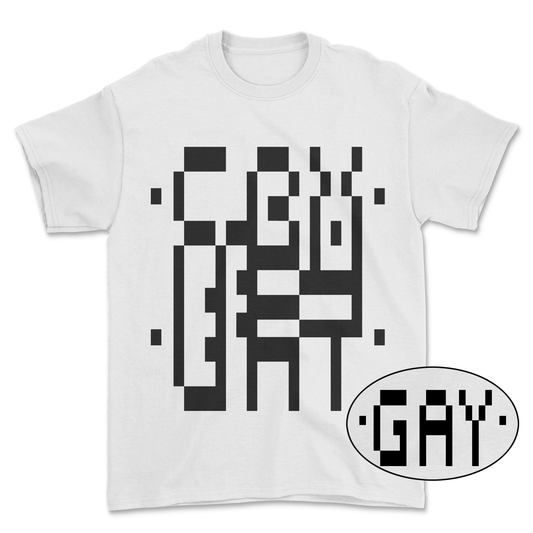 T-shirt premium - Message secret stylisé GAY