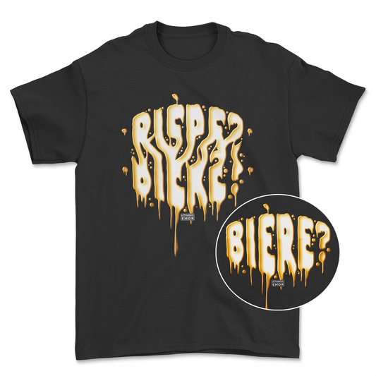 Premium T-shirt - Textured secret message BEERS?