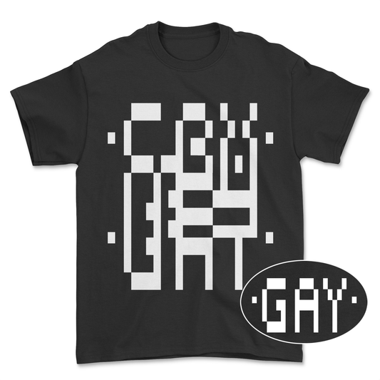 T-shirt premium - Message secret stylisé GAY