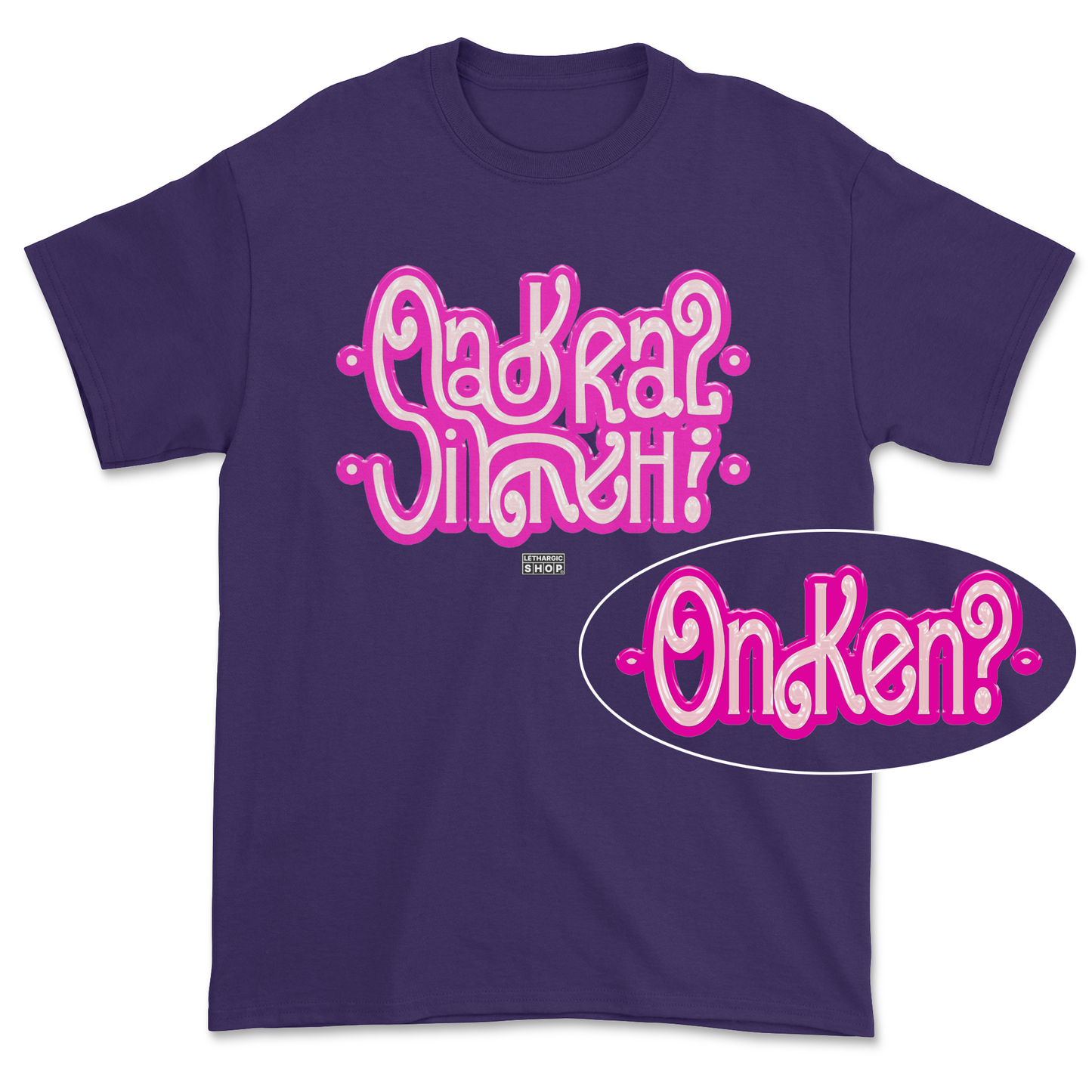 Premium T-shirt - Textured Secret Message On Ken?