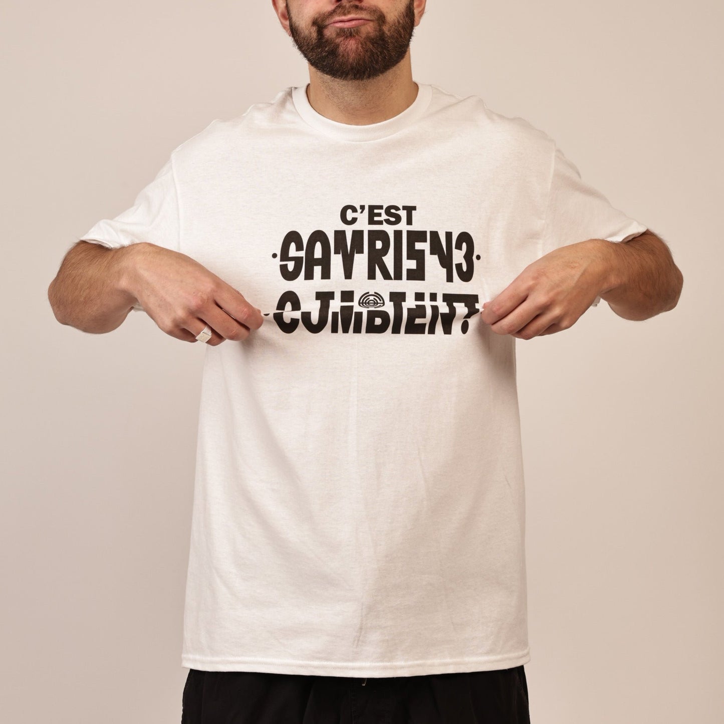 T-shirt premium - Message secret C'EST COMBIEN ?