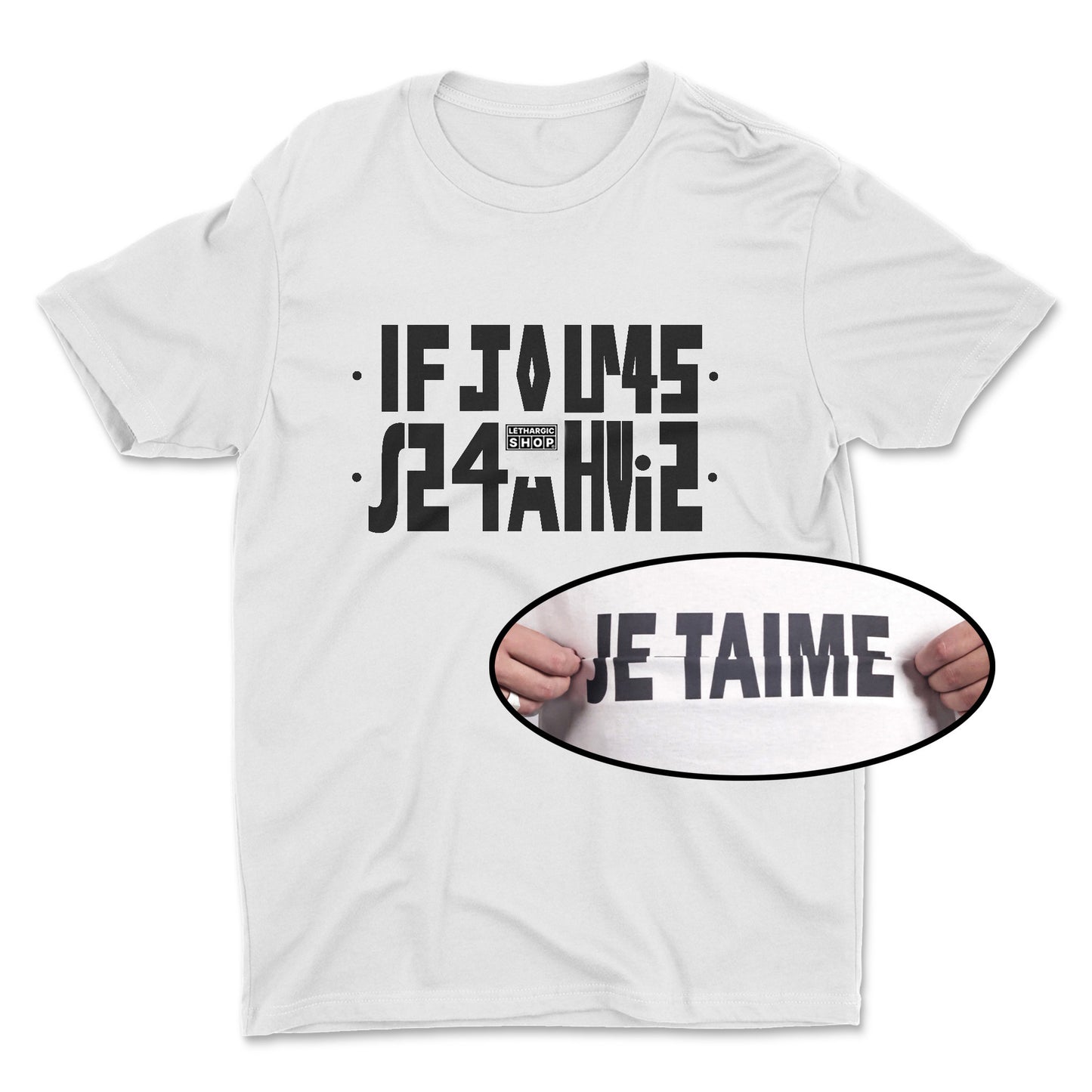 T-shirt basic - Message secret JE T'AIME