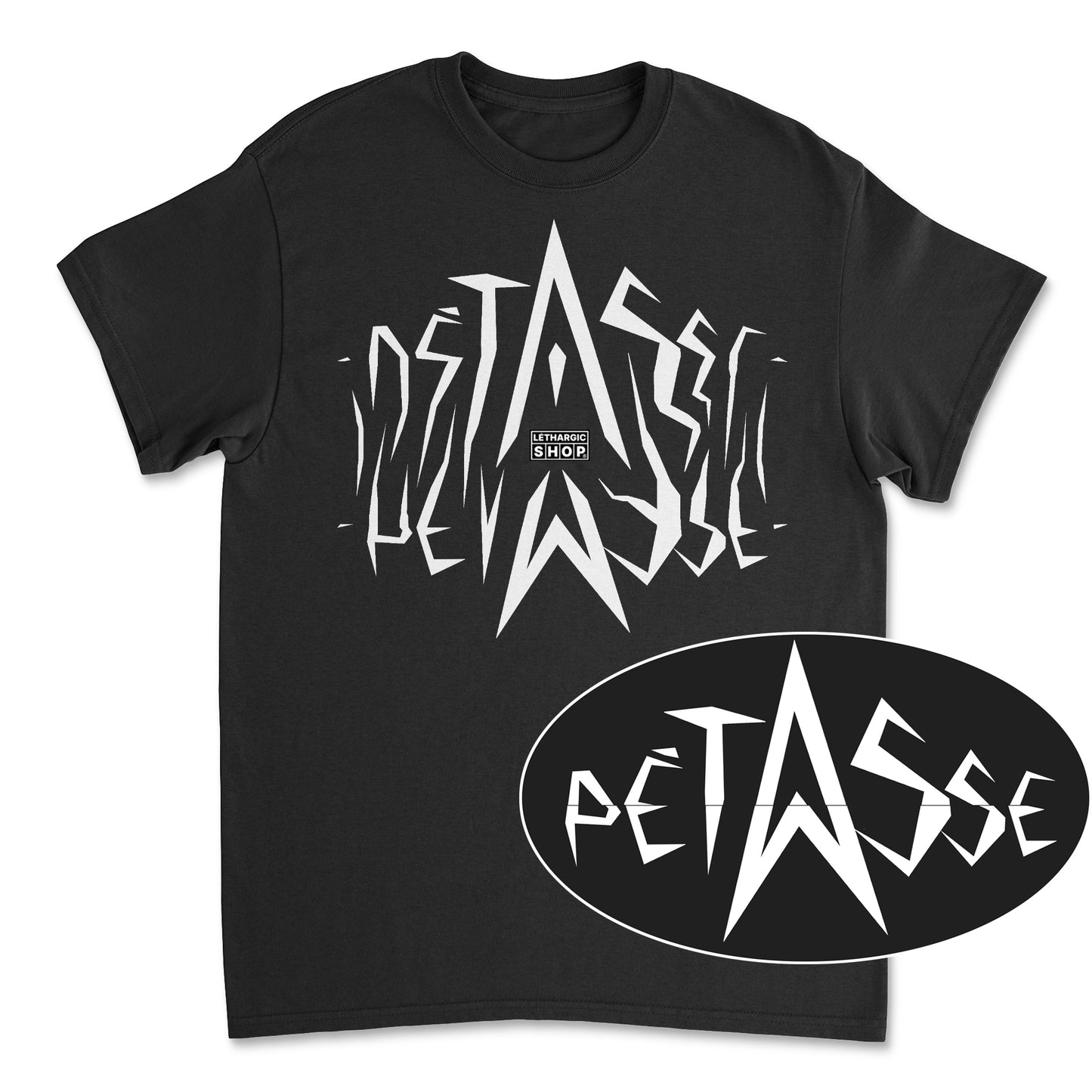 T-shirt premium - Message secret stylisé PÉTASSE