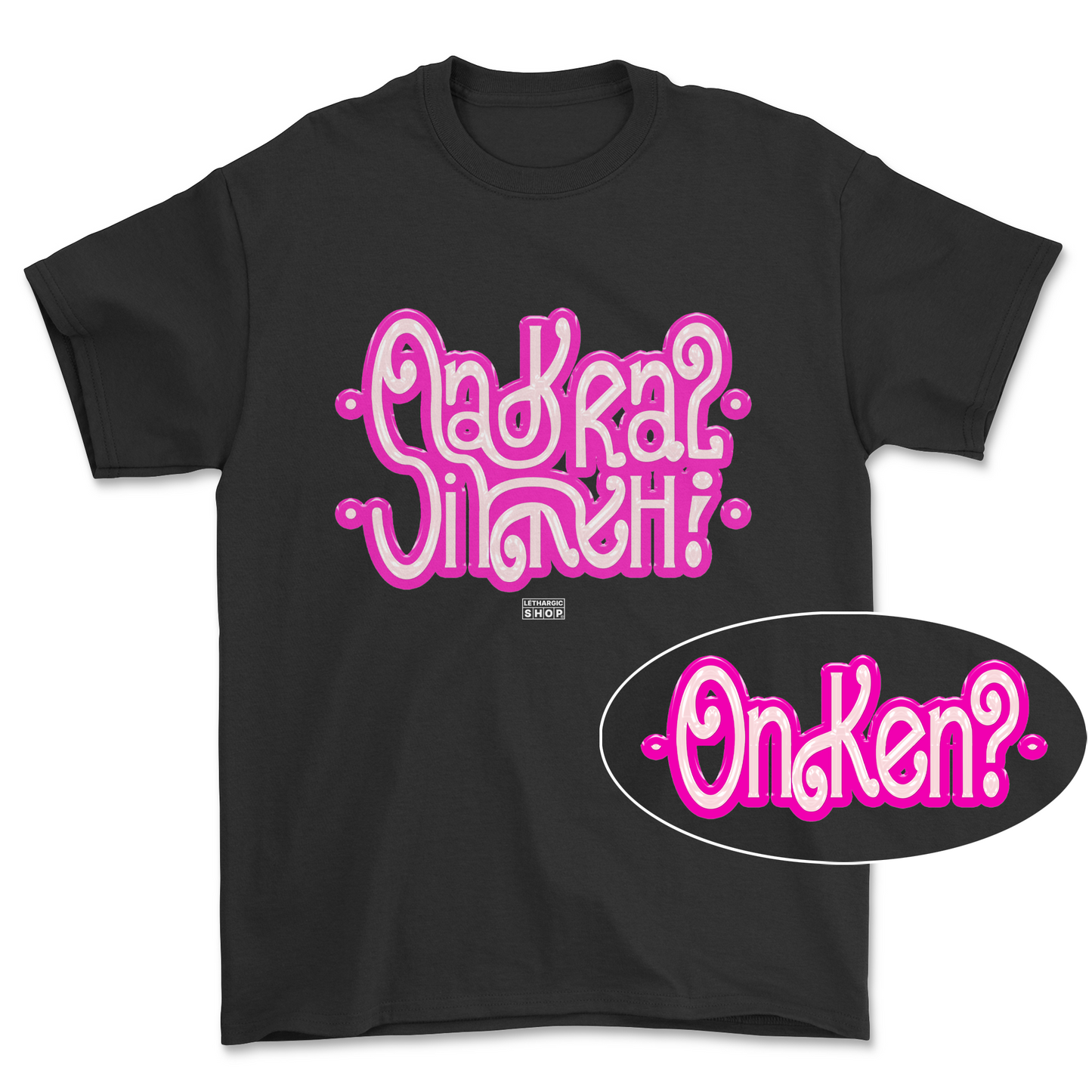 Premium T-shirt - Textured Secret Message On Ken?