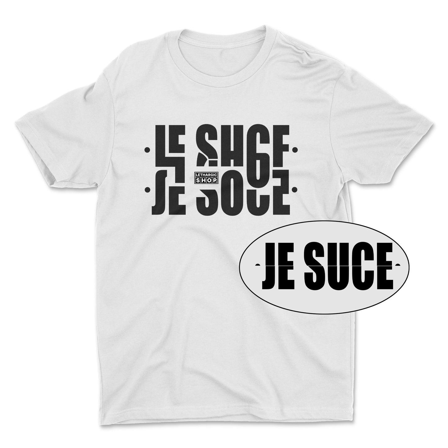 T-shirt basic - Message secret JE SUCE