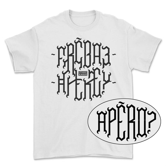 T-shirt basic - Message secret stylisé APÉRO ?