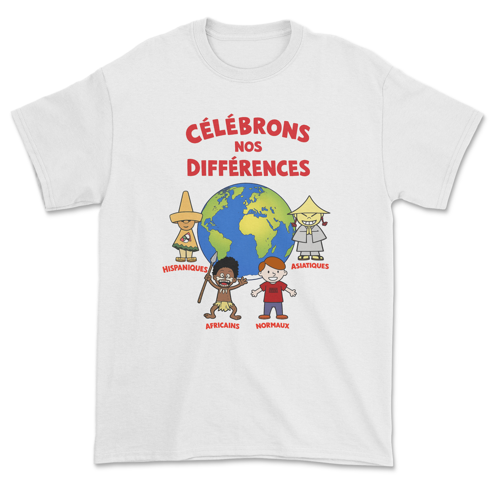 T-shirt - Célébrons nos différences