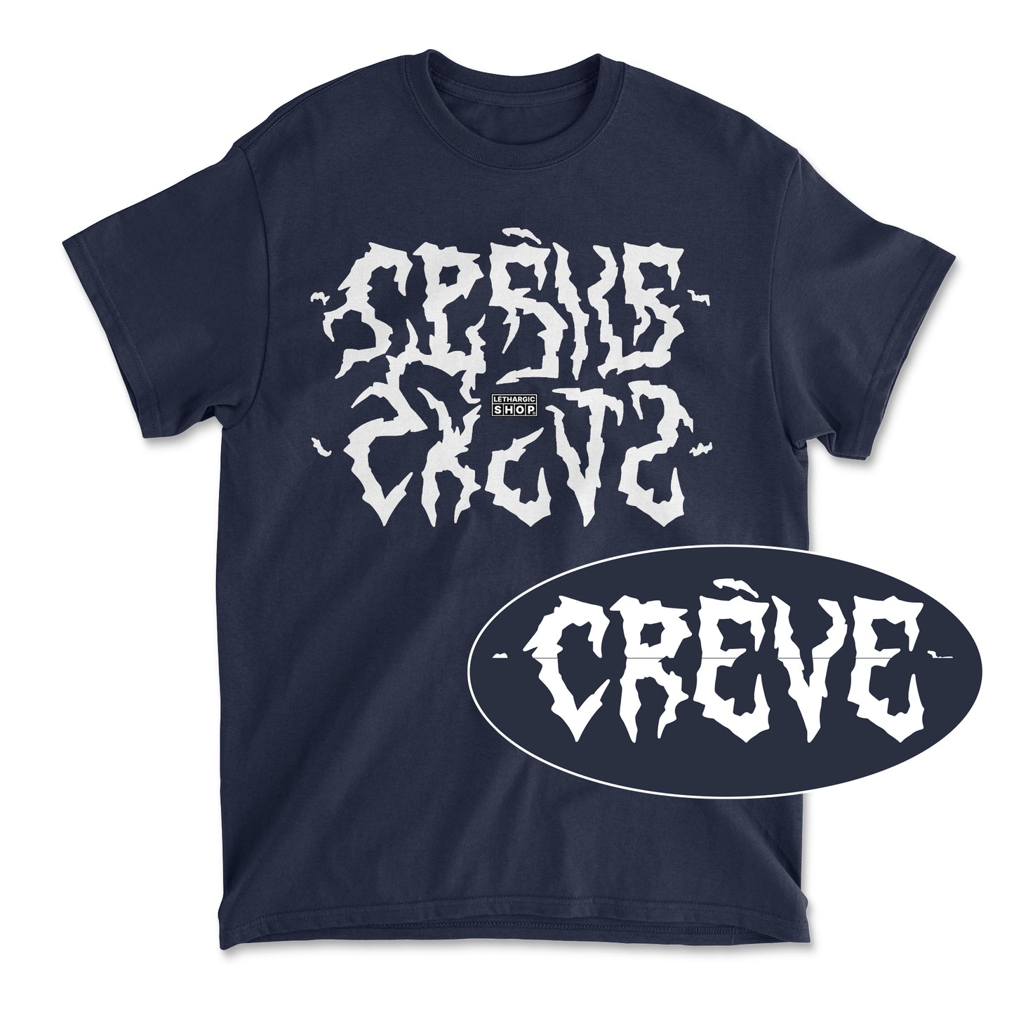 T-shirt basic - Message secret stylisé CRÈVE