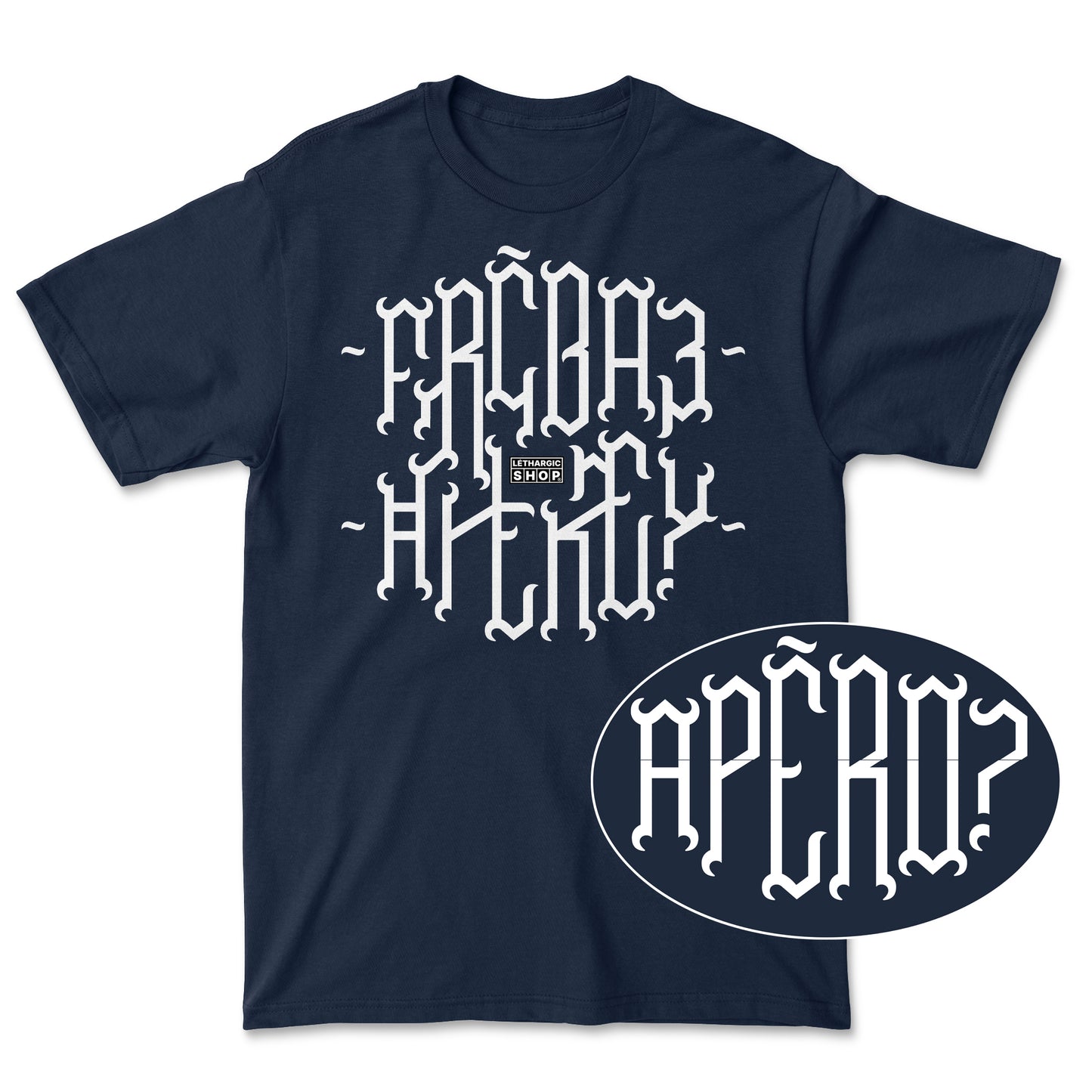 T-shirt premium - Message secret stylisé APÉRO ?