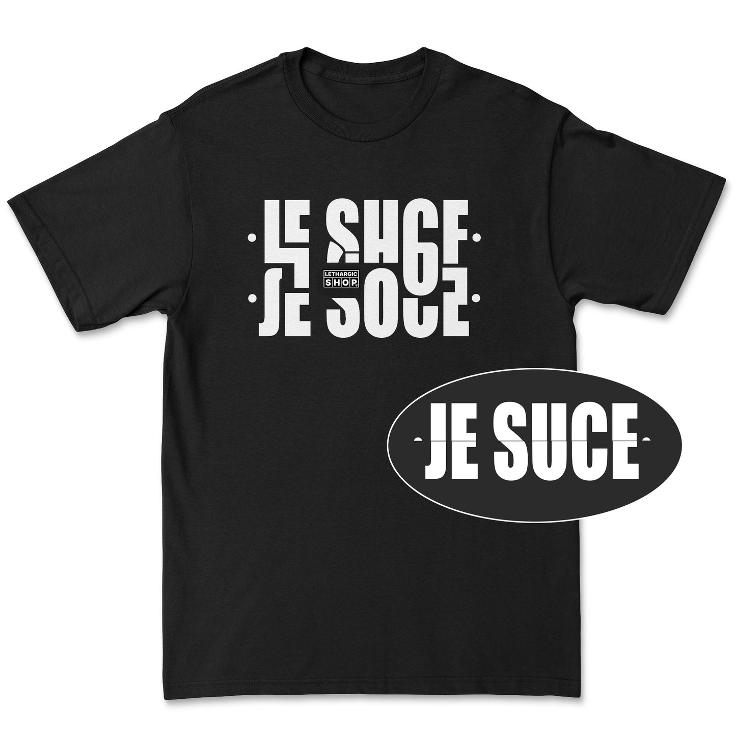 T-shirt basic - Message secret JE SUCE
