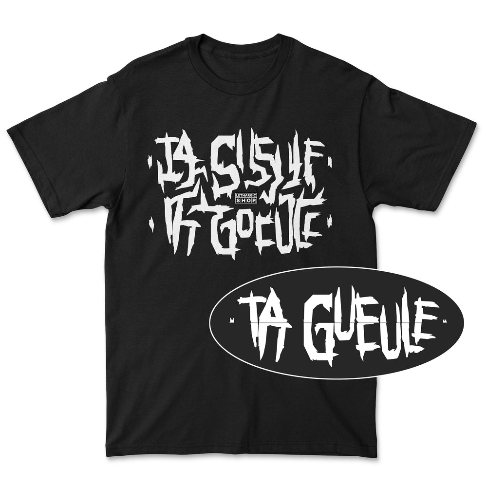 T-shirt premium - Message secret stylisé TA GUEULE