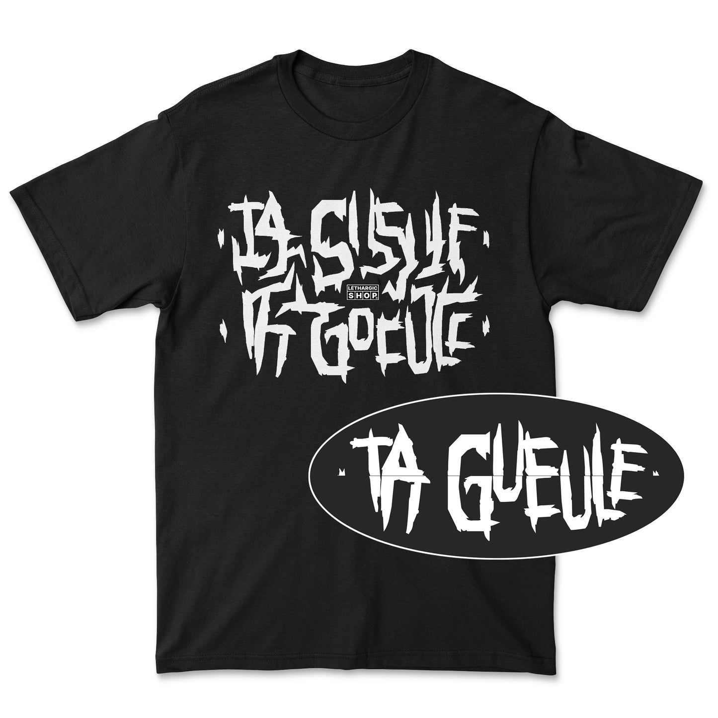 T-shirt premium - Message secret stylisé TA GUEULE