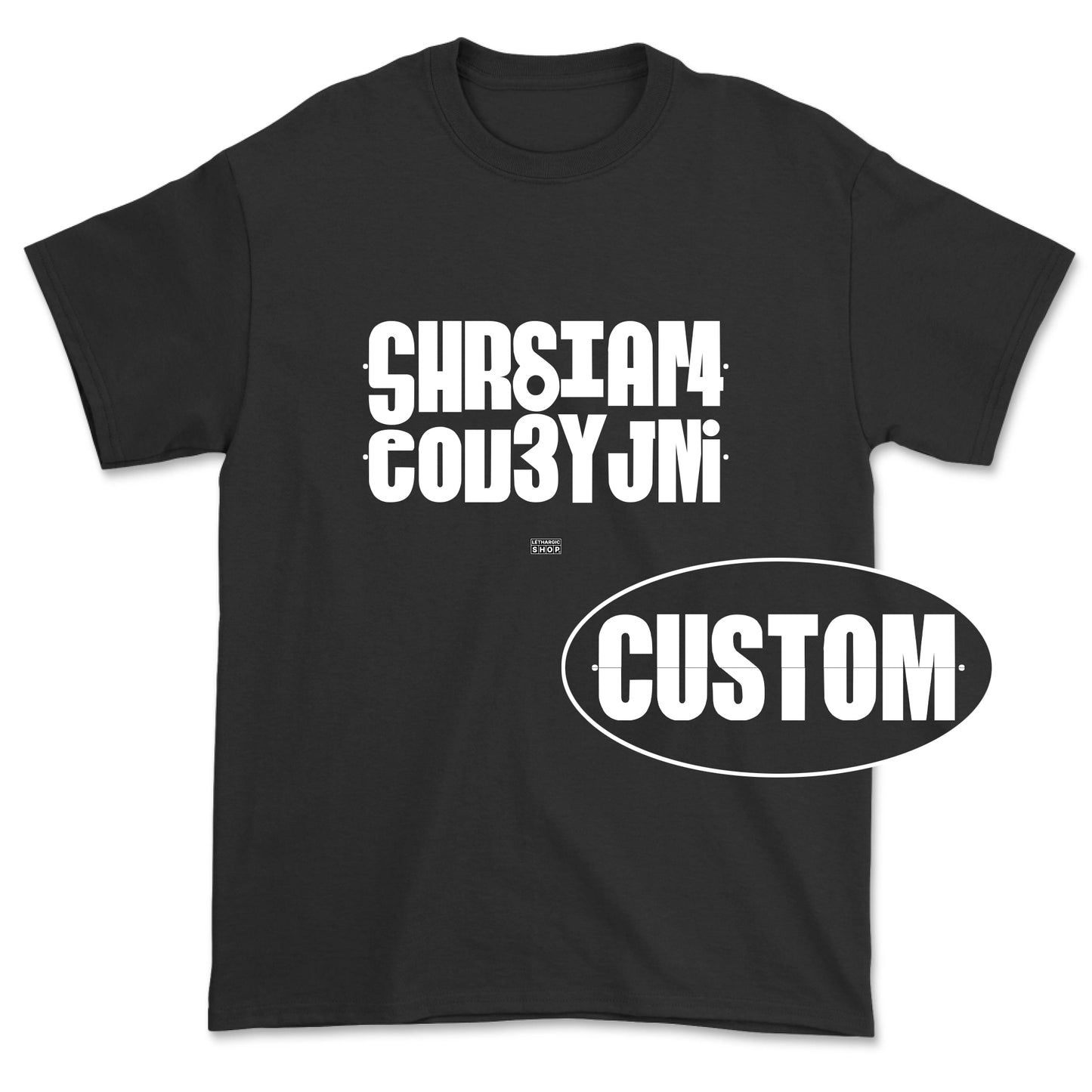 T-shirt message secret personnalisé