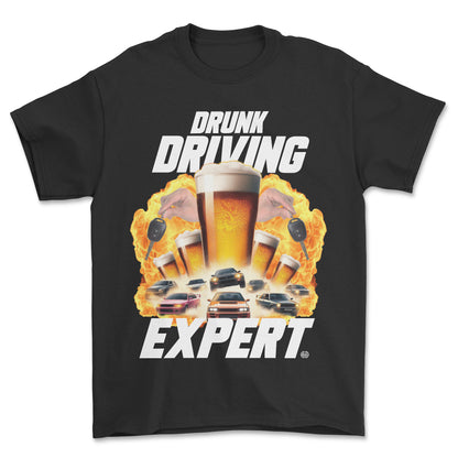 T-shirt - Drunk Driving Expert (impression avant)