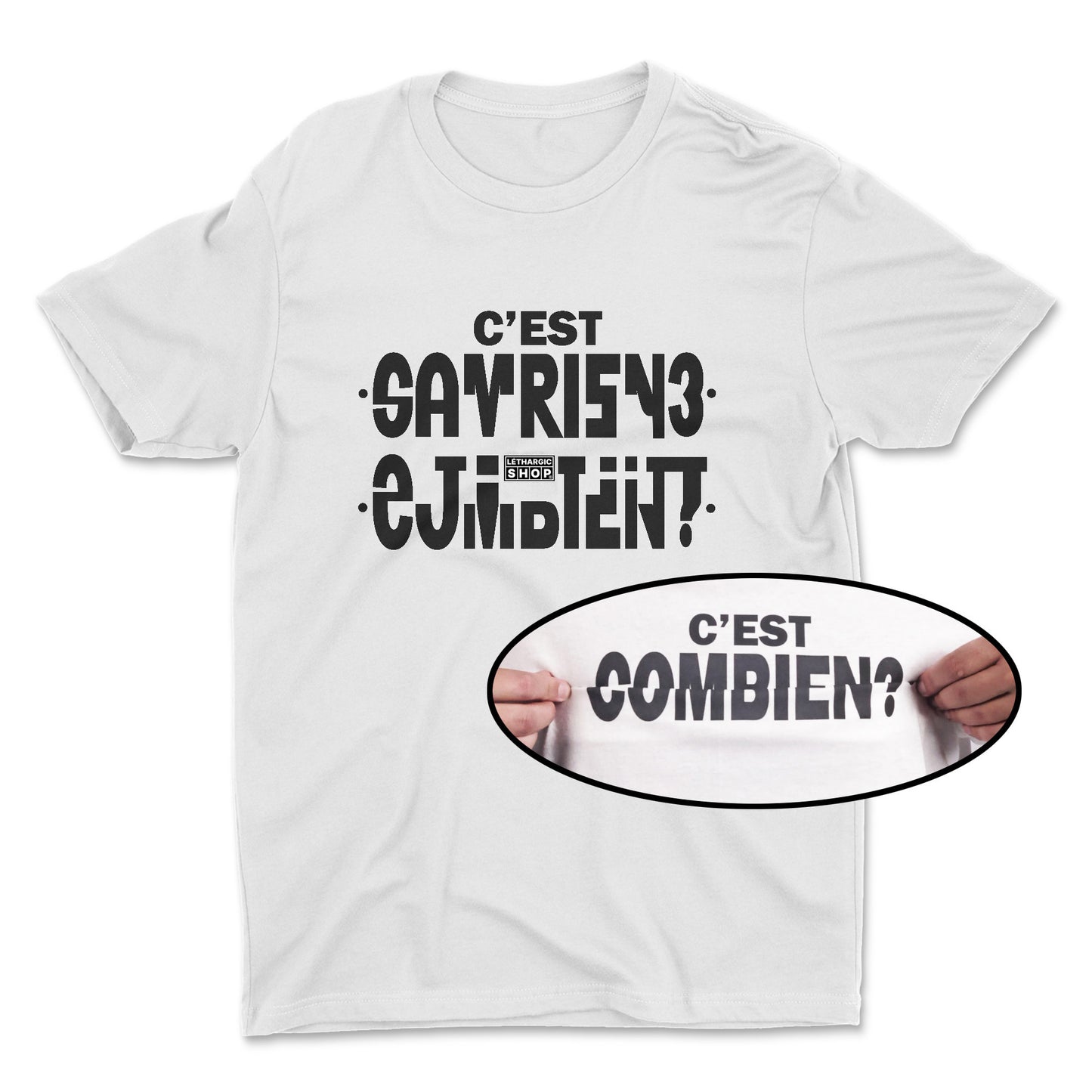 T-shirt basic - Message secret C'EST COMBIEN ?