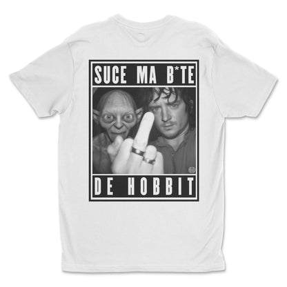 T-shirt - Suce ma b*te de hobbit (impression arrière)