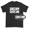 T-shirt message secret personnalisé